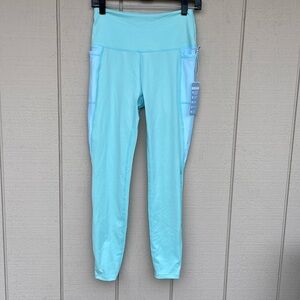 Southern Tide Yoga Pants Blue Leggings Tights UPF Performance Leggings N…